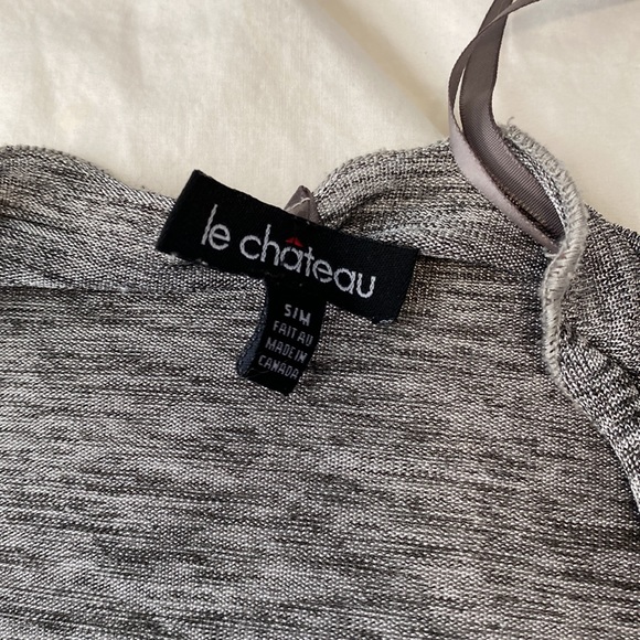 Le chateau silky grey and black cardigan - Picture 3 of 4